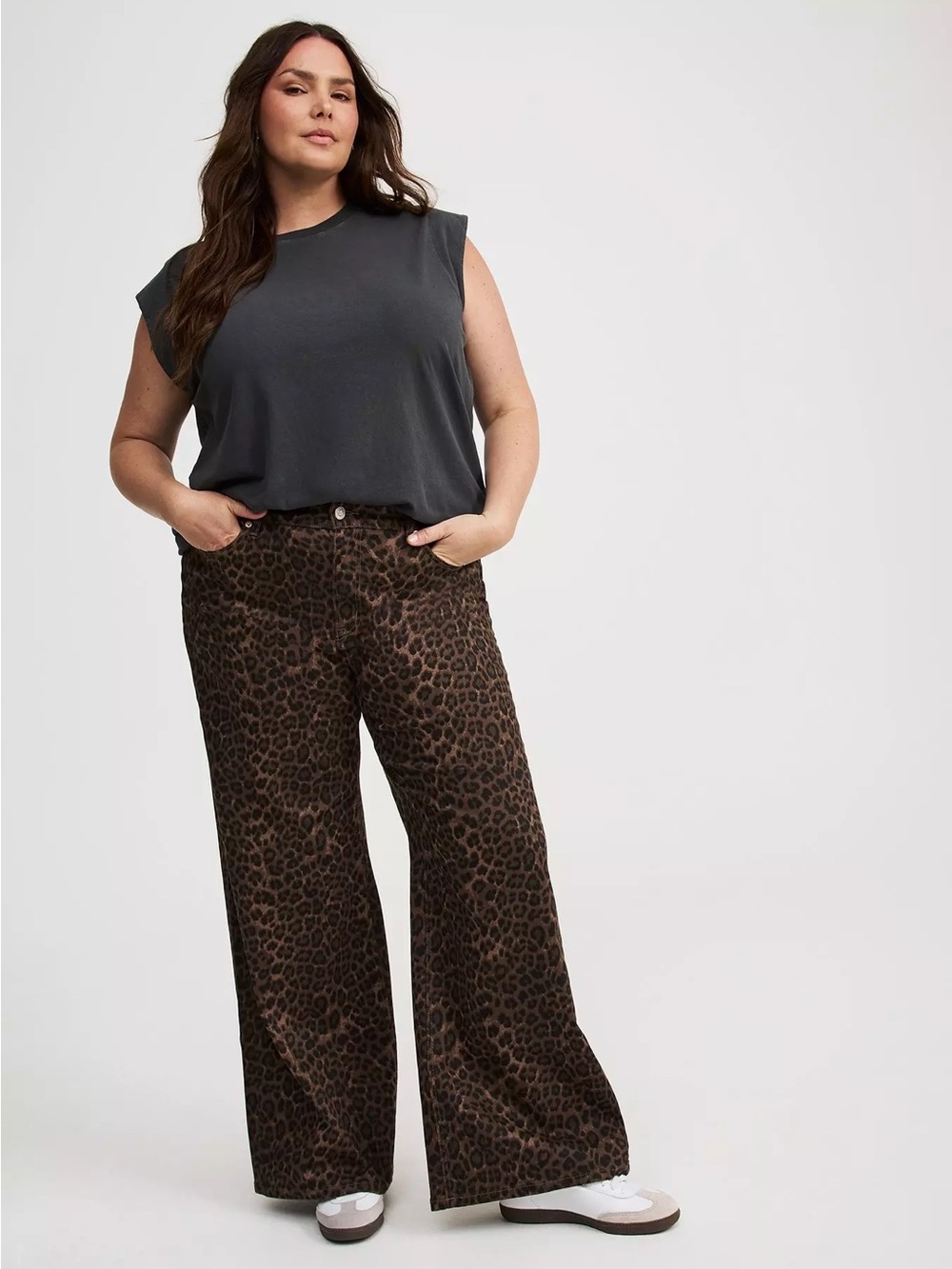torrid Leopard Print Vintage Stretch Jeans